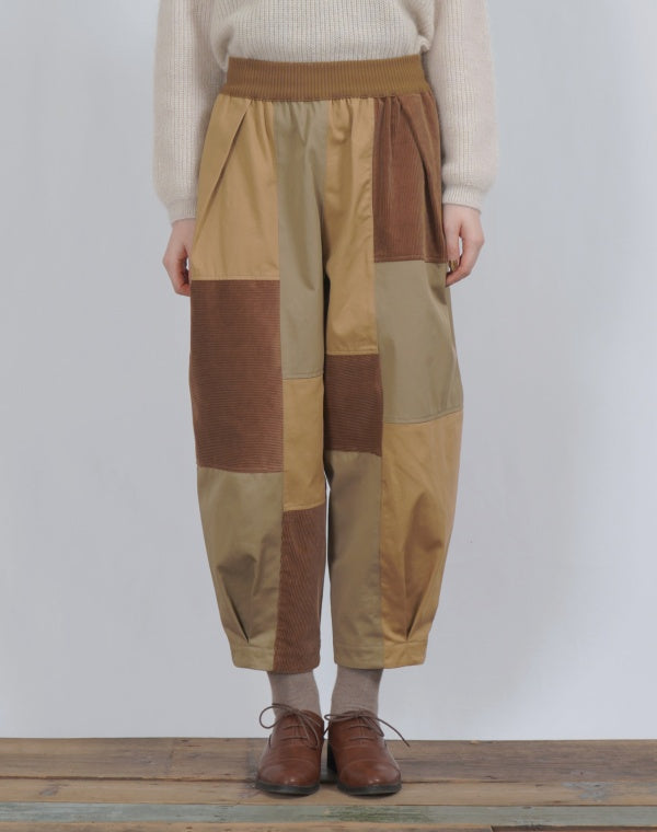 パッチワークカーブパンツ / BFF01678WA – satoseni online store