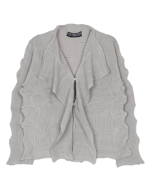 
                  
                    Load image into Gallery viewer, 和紙リンクスプレスカーディガン / BEA01462WA
                  
                