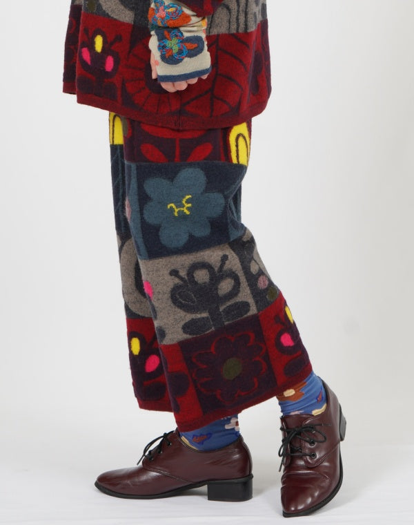 
                  
                    Load image into Gallery viewer, 強縮ノルディックニットパンツ / BEF01621WA
                  
                