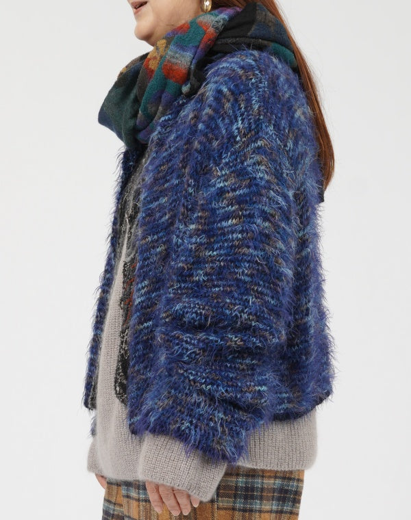 
                  
                    Load image into Gallery viewer, ミックスファーボレロカーディガン / BEF01646WA
                  
                