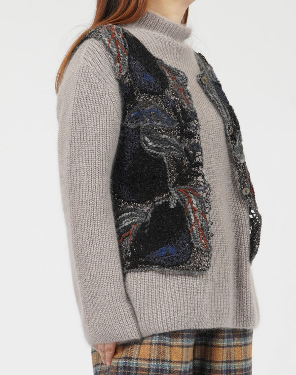 
                  
                    Load image into Gallery viewer, 洋梨刺繍ベスト / BEF01648WA
                  
                