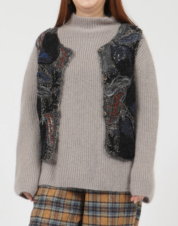 
                  
                    Load image into Gallery viewer, 洋梨刺繍ベスト / BEF01648WA
                  
                