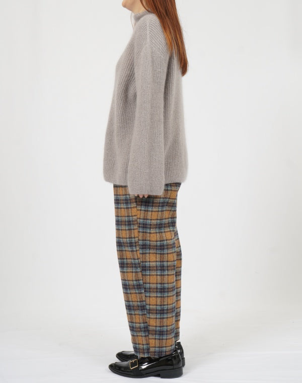 
                  
                    Load image into Gallery viewer, シルクモヘヤ畦プルオーバー / BEF01656WA
                  
                