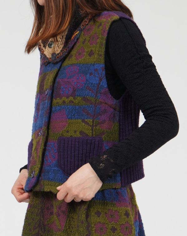 
                  
                    Load image into Gallery viewer, ボタニカルロービングベスト / BEF01672WA
                  
                