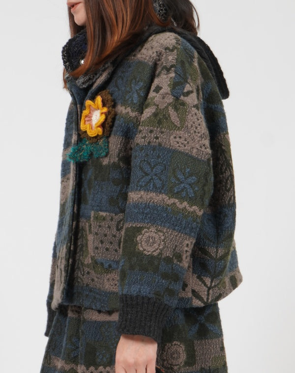 
                  
                    Load image into Gallery viewer, ボタニカルロービングフーディーコート / BEF01673WA
                  
                