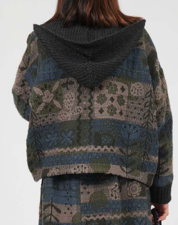 
                  
                    Load image into Gallery viewer, ボタニカルロービングフーディーコート / BEF01673WA
                  
                