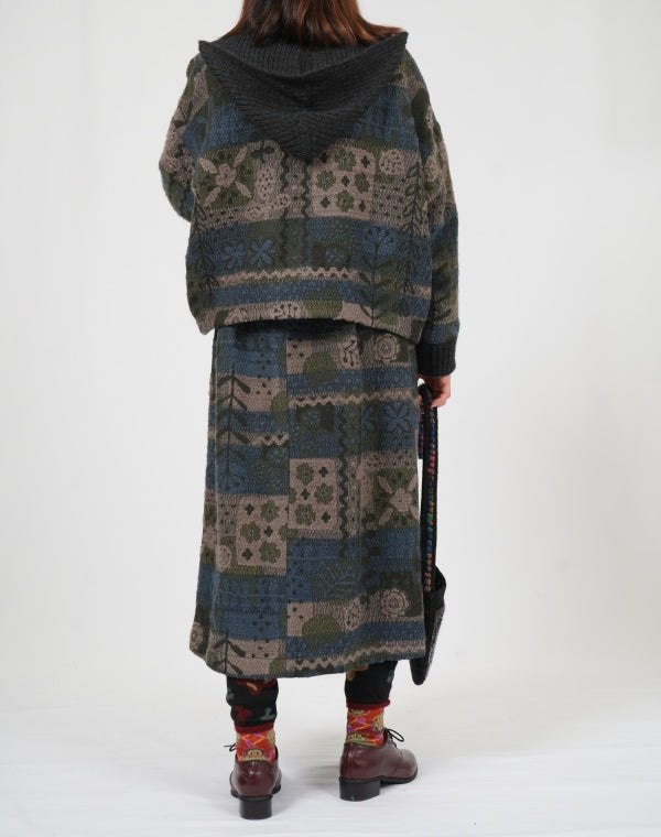 
                  
                    Load image into Gallery viewer, ボタニカルロービングフーディーコート / BEF01673WA
                  
                