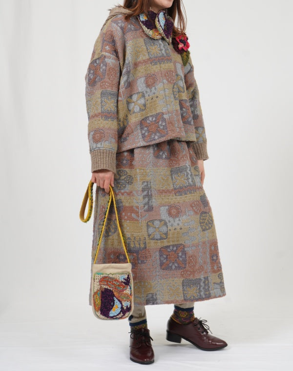 
                  
                    Load image into Gallery viewer, ボタニカルロービングフーディーコート / BEF01673WA
                  
                