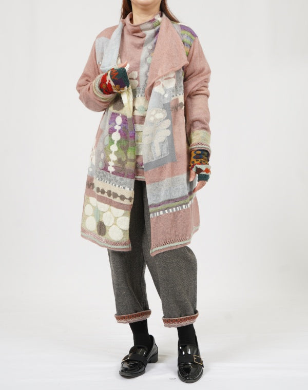 
                  
                    Load image into Gallery viewer, ぽこぽこ花シアーカーディガン / BEF01624WA
                  
                