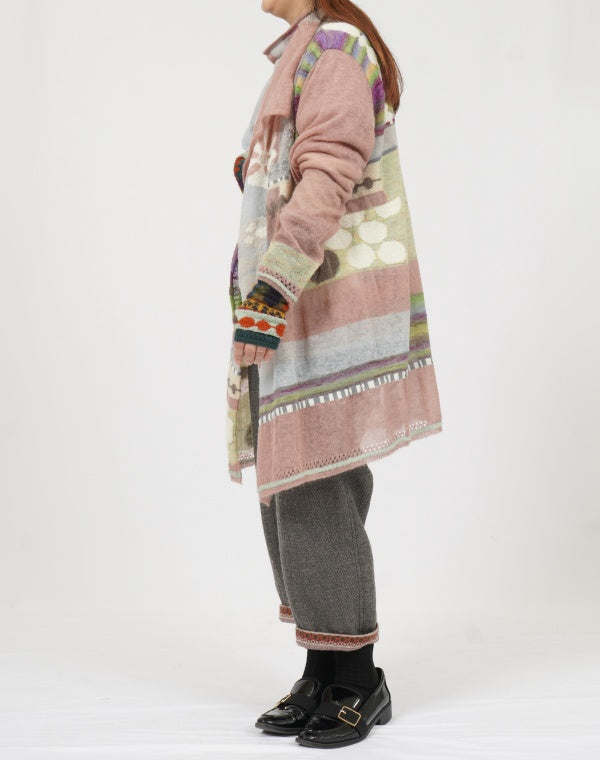 
                  
                    Load image into Gallery viewer, ぽこぽこ花シアーカーディガン / BEF01624WA
                  
                