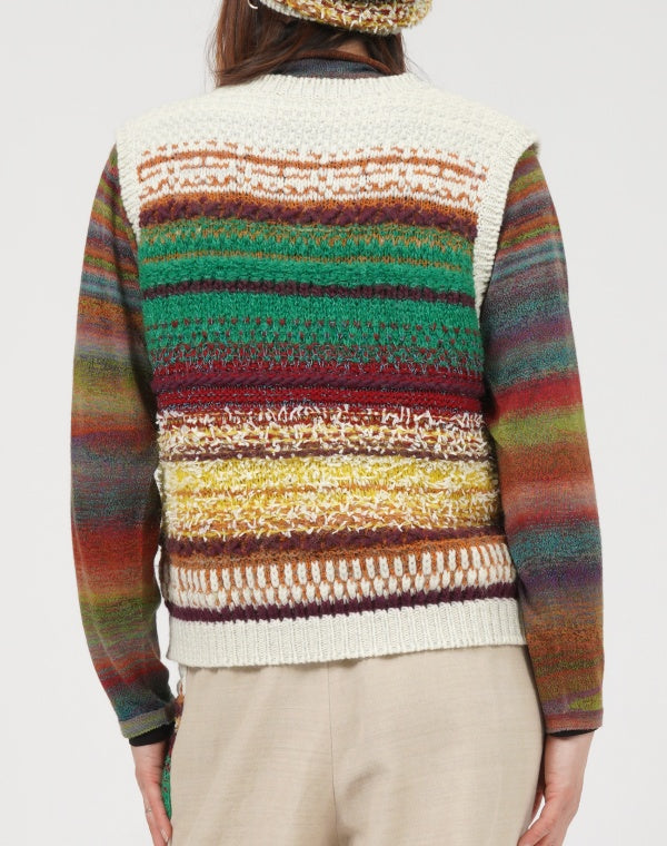 
                  
                    Load image into Gallery viewer, ファンシーグラデショートベスト / BEF01639WA
                  
                