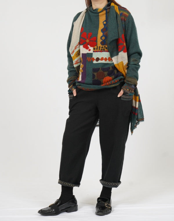 
                  
                    Load image into Gallery viewer, ウールコットンリバーシブルパンツ / BEF01667WA
                  
                