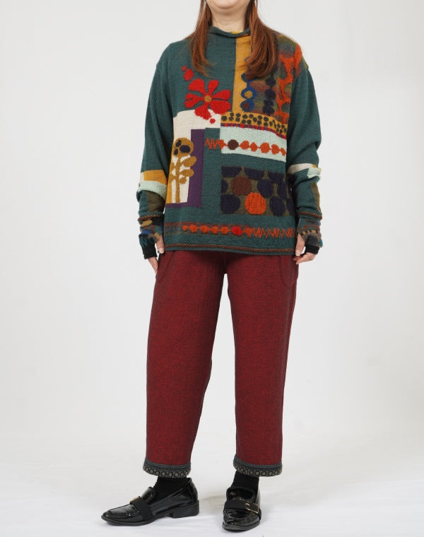 
                  
                    Load image into Gallery viewer, ぽこぽこ花プルオーバー / BEF01622WA
                  
                