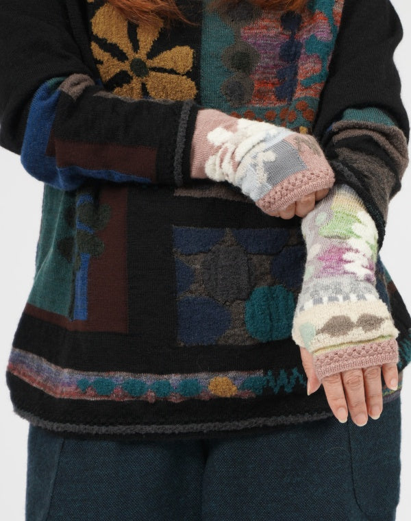 
                  
                    Load image into Gallery viewer, ぽこぽこ花アームウォーマー / BEF01627WA
                  
                