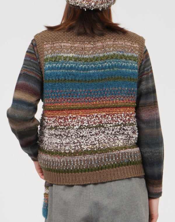 
                  
                    Load image into Gallery viewer, ファンシーグラデショートベスト / BEF01639WA
                  
                