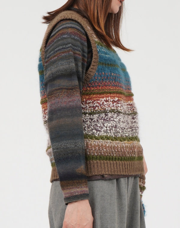 
                  
                    Load image into Gallery viewer, ファンシーグラデショートベスト / BEF01639WA
                  
                