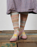 日本製✨エムアンドキョウコ 刺繍パンツ ドット 佐藤繊維 コットン ベージュ S M.&KYOKO（エムアンドキョウコ） – satoseni online store /サトウ