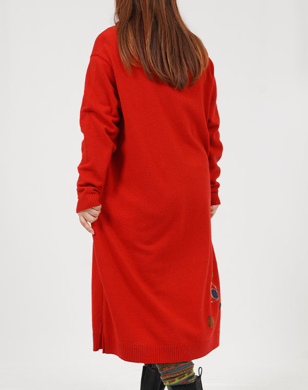 
                  
                    Load image into Gallery viewer, わっかインターシャワンピース / BEF01629WA
                  
                