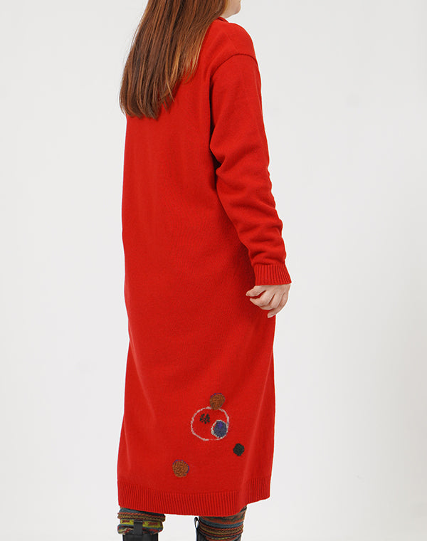 
                  
                    Load image into Gallery viewer, わっかインターシャワンピース / BEF01629WA
                  
                