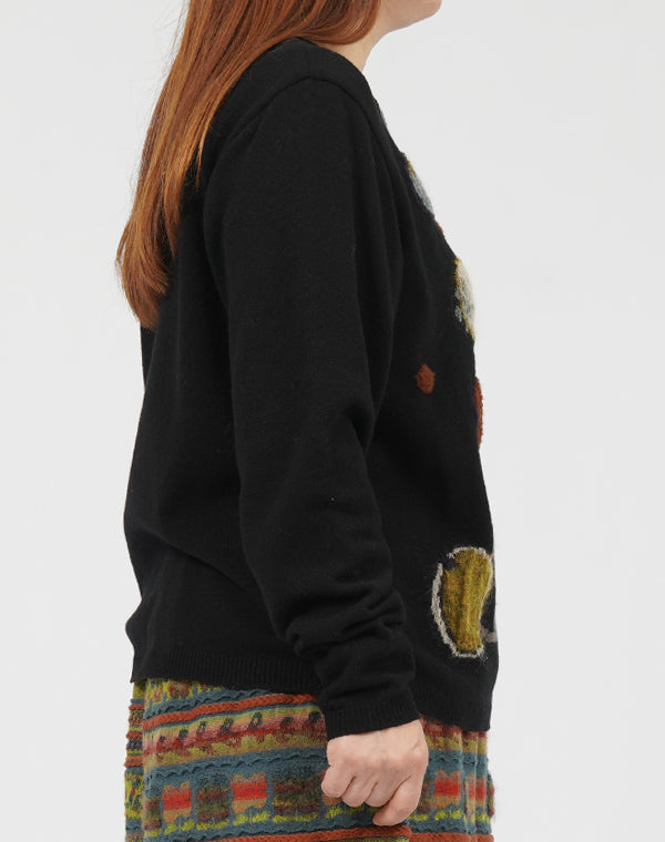 
                  
                    Load image into Gallery viewer, わっかインターシャプルオーバー / BEF01628WA
                  
                