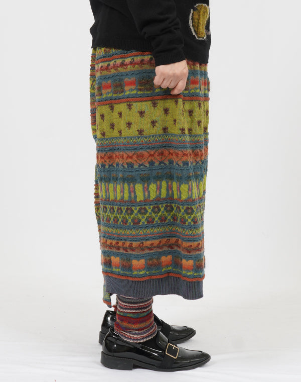 
                  
                    Load image into Gallery viewer, アンティークジャカード切替スカート / BEF01606WA
                  
                