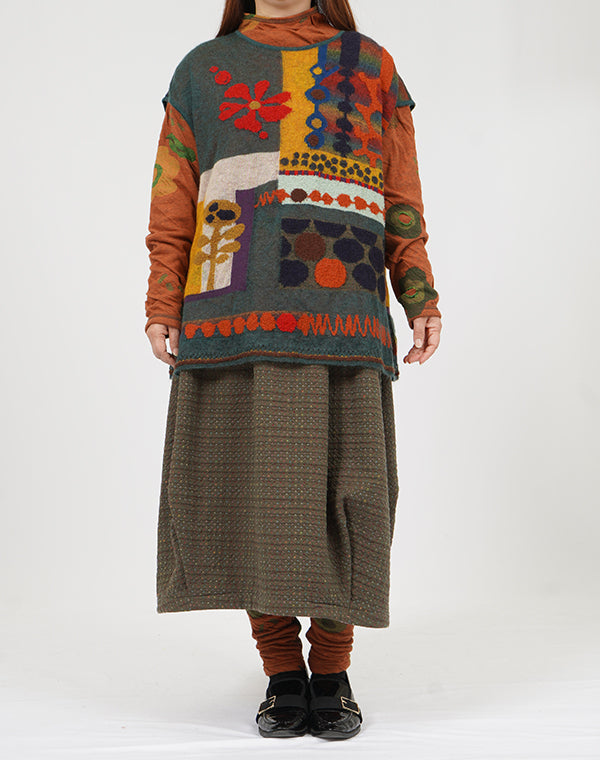 
                  
                    Load image into Gallery viewer, ぽこぽこ花シアーベスト / BEF01623WA
                  
                