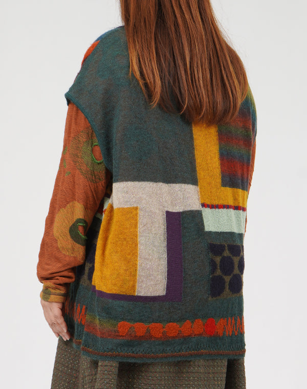 
                  
                    Load image into Gallery viewer, ぽこぽこ花シアーベスト / BEF01623WA
                  
                