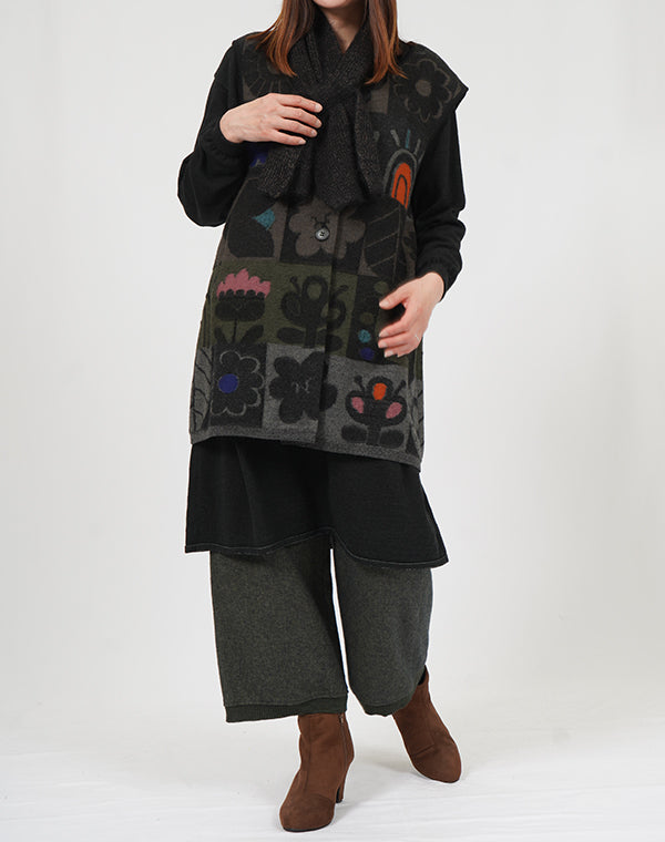 
                  
                    Load image into Gallery viewer, 強縮ノルディックチュニックベスト / BEF01620WA
                  
                