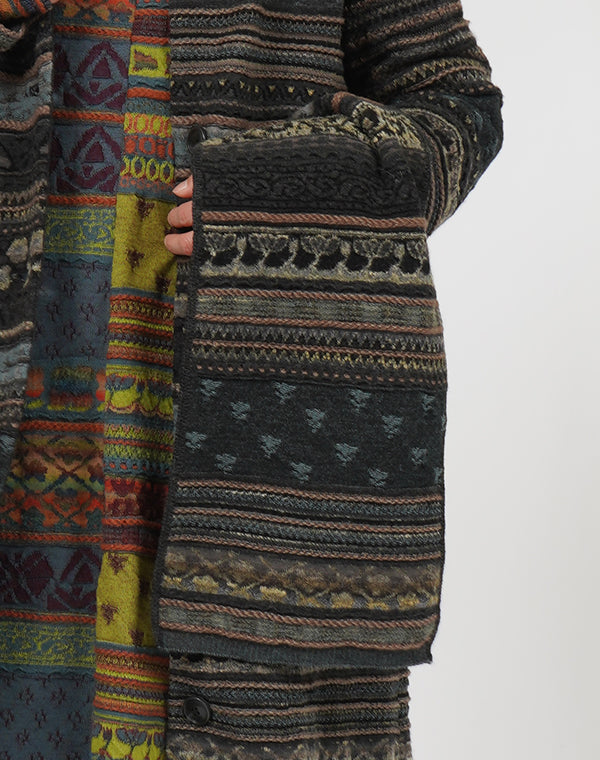 
                  
                    Load image into Gallery viewer, アンティークジャカードマフラー / BEF01608WA
                  
                