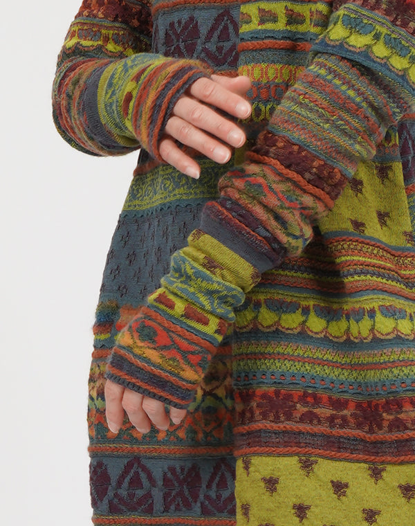 
                  
                    Load image into Gallery viewer, アンティークジャカードアームウォーマー / BEF01610WA
                  
                