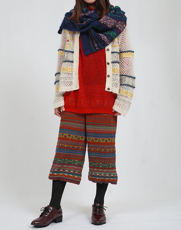 
                  
                    Load image into Gallery viewer, モヘヤメッシュジャカードショール / BEA01447WA
                  
                