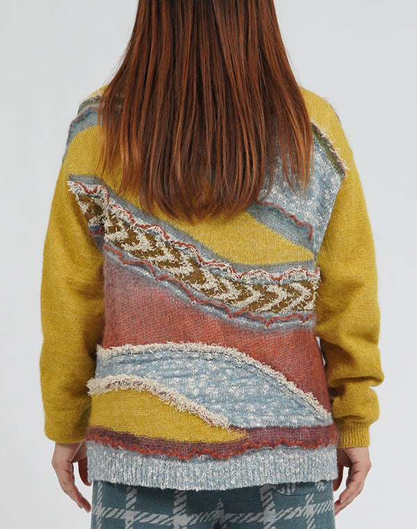 
                  
                    Load image into Gallery viewer, ファンシーボーダープルオーバー / BEA01441WA
                  
                