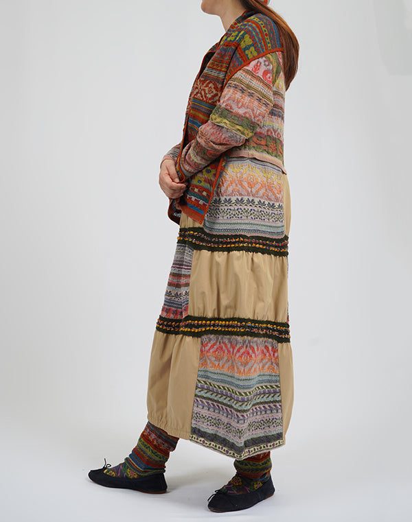 
                  
                    Load image into Gallery viewer, 実りの森パッチワークワンピース / BEA01404WA
                  
                