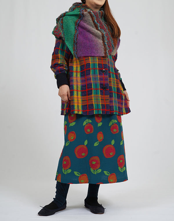 
                  
                    Load image into Gallery viewer, カラフルチェックミドルコート / BEA01472WA
                  
                