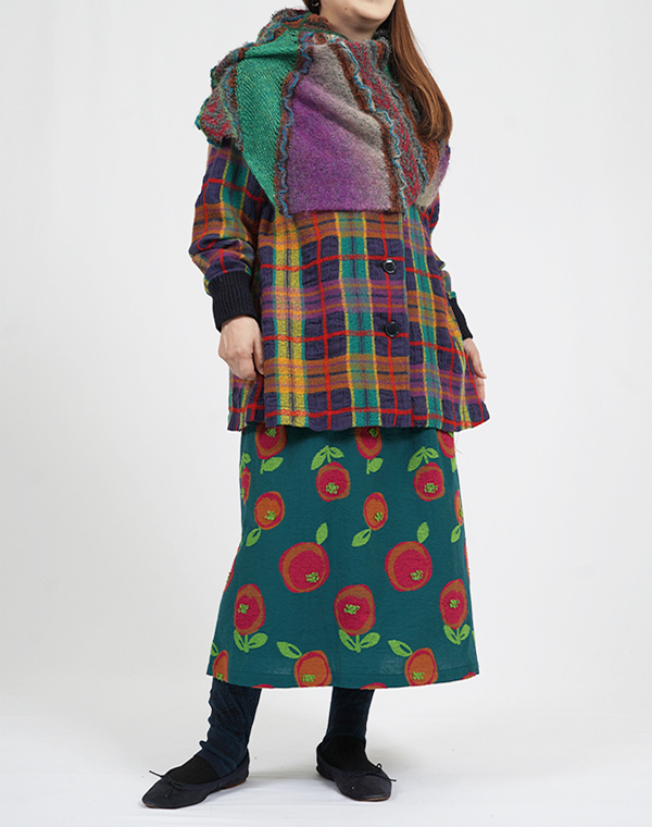 
                  
                    Load image into Gallery viewer, ポッピンローズフレアスカート / BEA01478WA
                  
                