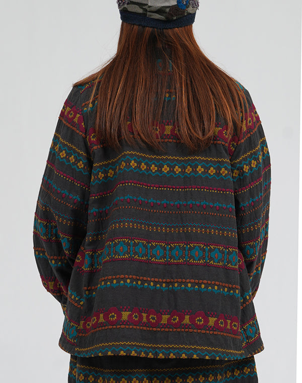 
                  
                    Load image into Gallery viewer, フラワーラインショートコート / BEA01466WA
                  
                