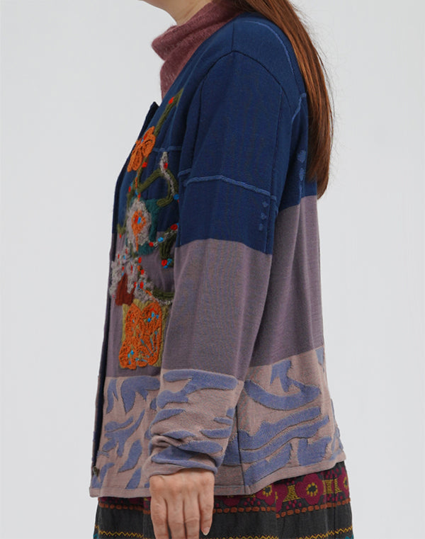 
                  
                    Load image into Gallery viewer, フラワーベース刺繍カーディガン / BEA01416WA
                  
                