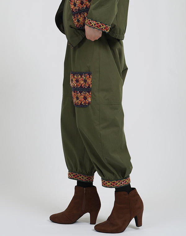 
                  
                    Load image into Gallery viewer, ハイカウントレース切替パンツ / BEA01503WA
                  
                