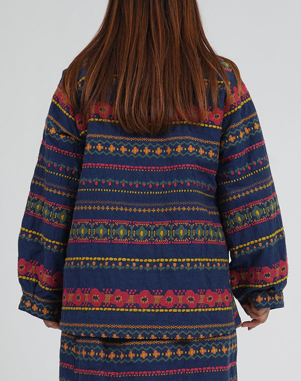 
                  
                    Load image into Gallery viewer, フラワーラインショートコート / BEA01466WA
                  
                