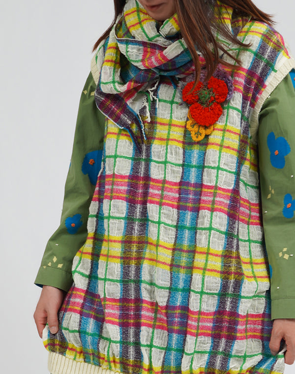 
                  
                    Load image into Gallery viewer, カラフルチェックショール / BEA01474WA
                  
                