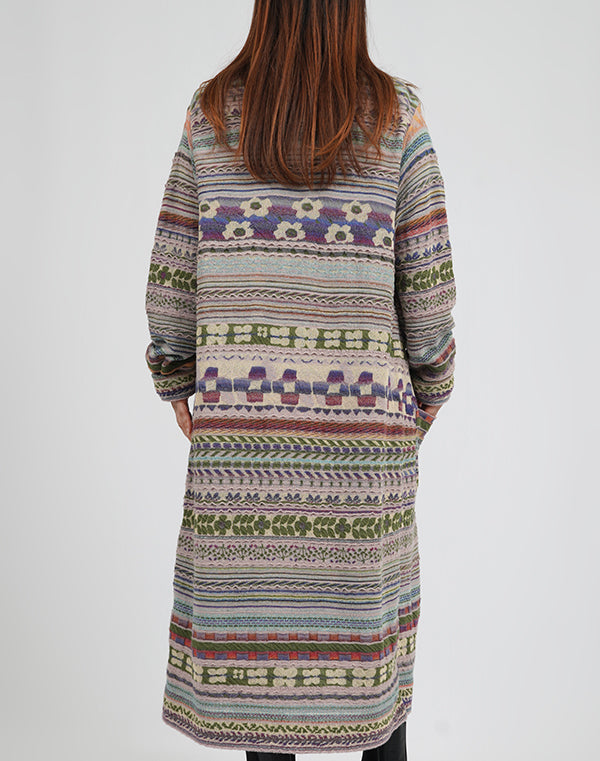 
                  
                    Load image into Gallery viewer, 実りの森ニットコート / BEA01406WA
                  
                