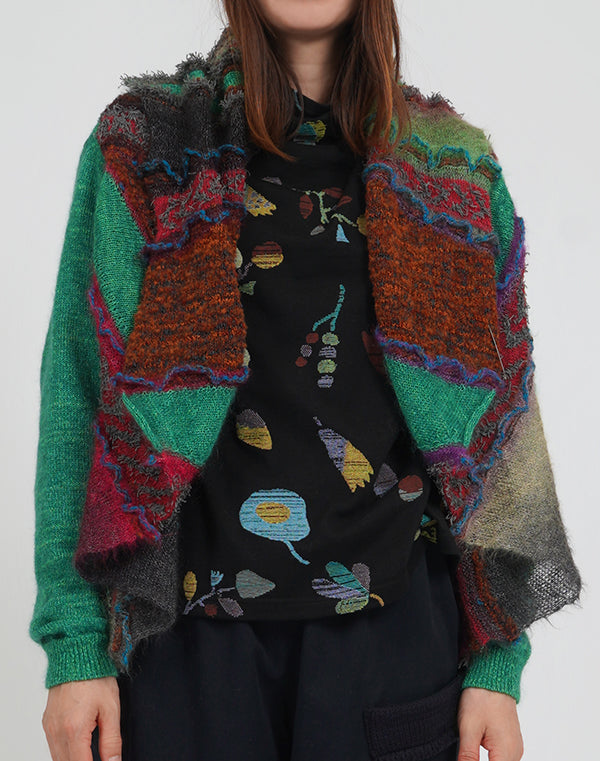 
                  
                    Load image into Gallery viewer, ファンシーボーダーボレロカーディガン / BEA01443WA
                  
                