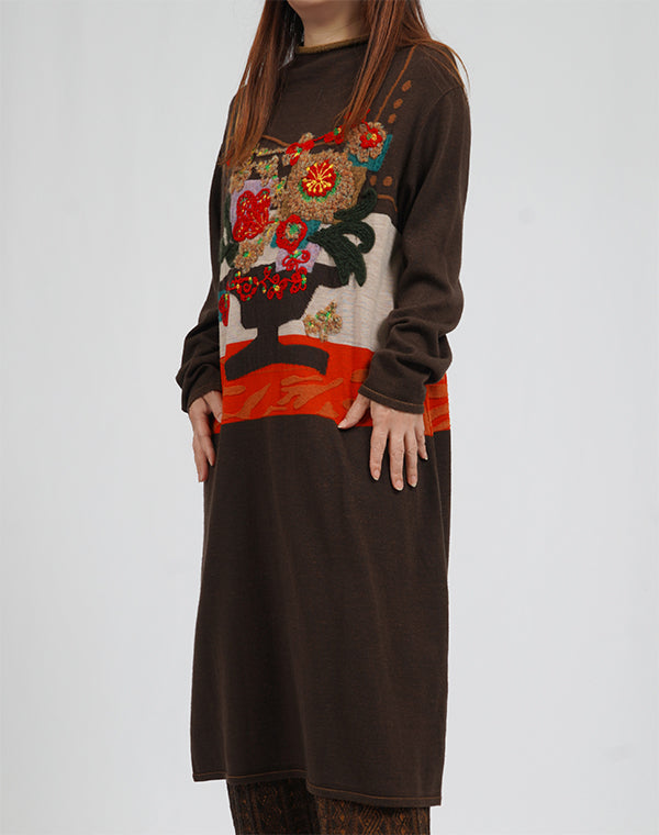 
                  
                    Load image into Gallery viewer, フラワーベース刺繍ワンピース / BEA01415WA
                  
                