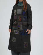 プーさんのママ　佐藤繊維　M.&kyoko半袖　チュニックワンピース 新品 プーさんのママ 佐藤繊維 M.&kyoko半袖 チュニックワンピース