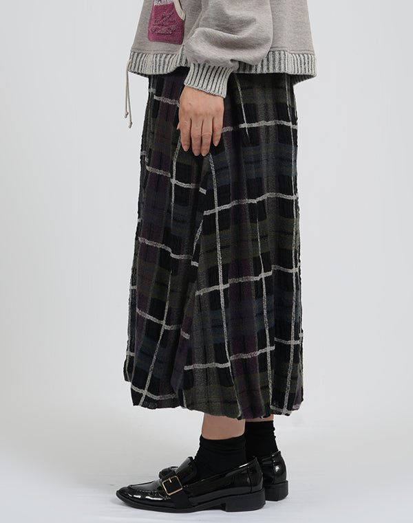 
                  
                    Load image into Gallery viewer, カラフルチェックバルーンスカート / BEA01473WA
                  
                