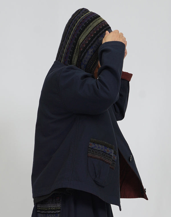 
                  
                    Load image into Gallery viewer, リバーシブルコットンフーディージャケット / BEA01494WA
                  
                