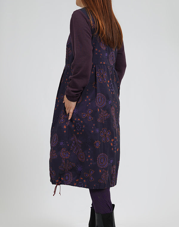 
                  
                    Load image into Gallery viewer, 刺し子柄ストレッチバルーンワンピース / BEA01480WA
                  
                