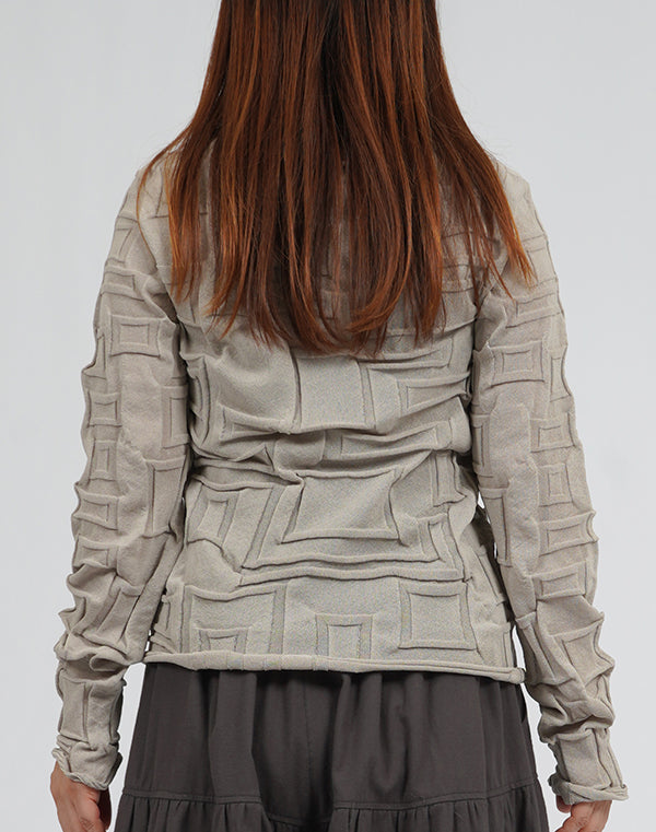 
                  
                    Load image into Gallery viewer, シームレス和紙リンクスプルオーバー / BEA01461WA
                  
                