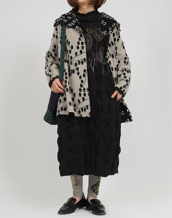 
                  
                    Load image into Gallery viewer, 穴あきジャージーリバーシブルカーディガン / BEA07479WA
                  
                