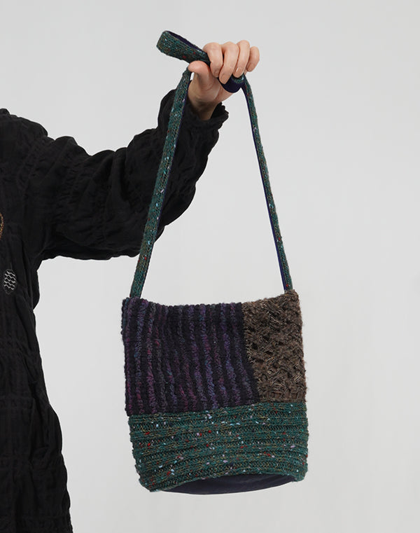 
                  
                    Load image into Gallery viewer, パッチワークMIXショルダーバッグ / BEA07430WA
                  
                